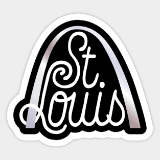 Saint Louis Missouri Souvenir Gateway Arch Traveler Gift Sticker